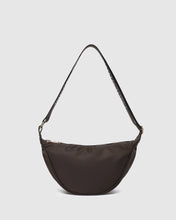 Load image into Gallery viewer, Sylvia Nylon Crossbody Bag - Chocolate
