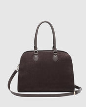 Load image into Gallery viewer, Blaire Suede Tote Bag- Chocolate

