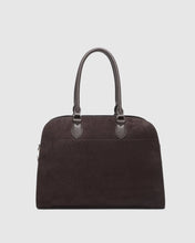 Load image into Gallery viewer, Blaire Suede Tote Bag- Chocolate
