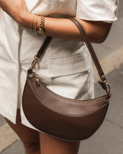 Load image into Gallery viewer, Claudia Shoulder Bag- Chocolate
