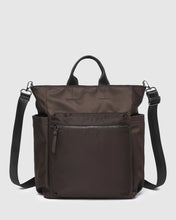 Load image into Gallery viewer, Bronx Nylon Backpack- Chocolate
