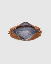 Load image into Gallery viewer, Daisy Stripe Crossbody Bag- Tan
