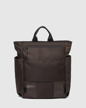 Load image into Gallery viewer, Bronx Nylon Backpack- Chocolate
