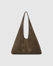 Load image into Gallery viewer, Hailey Suede Shoulder Bag- Olive
