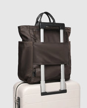 Load image into Gallery viewer, Bronx Nylon Backpack- Chocolate
