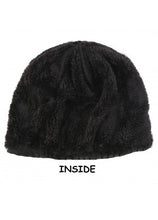 Load image into Gallery viewer, Black Slouch Beanie
