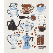 Load image into Gallery viewer, Coffee Break Swedish Sponge Cloth
