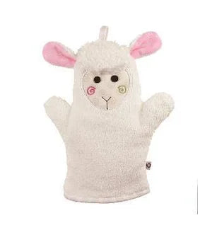 Baby Terry Bath Mitt - Lola the Lamb