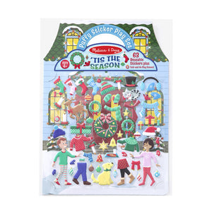 Tis The Season Reusable Puffy Stickers