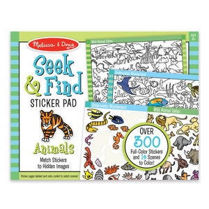 Animal Seek & Find Sticker Pad