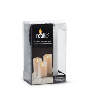 Medium White Reallite Candle