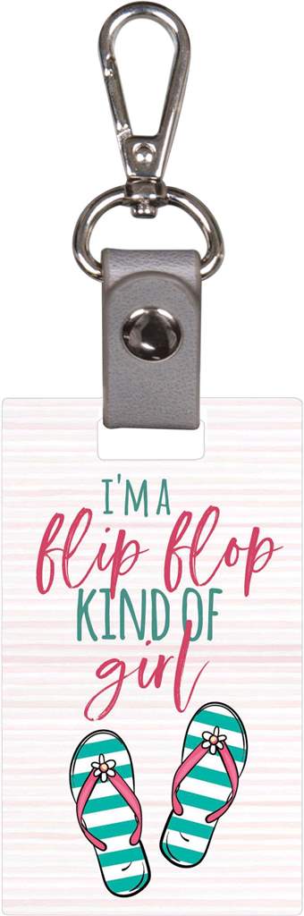 Flip Flop Girl Keychain