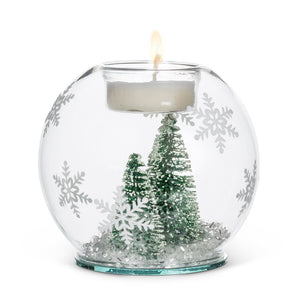 Brush Tree and Snow Ball Votive