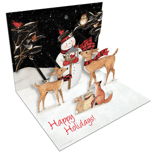 Sam Snowman Pop-Up Boxed Christmas Cards
