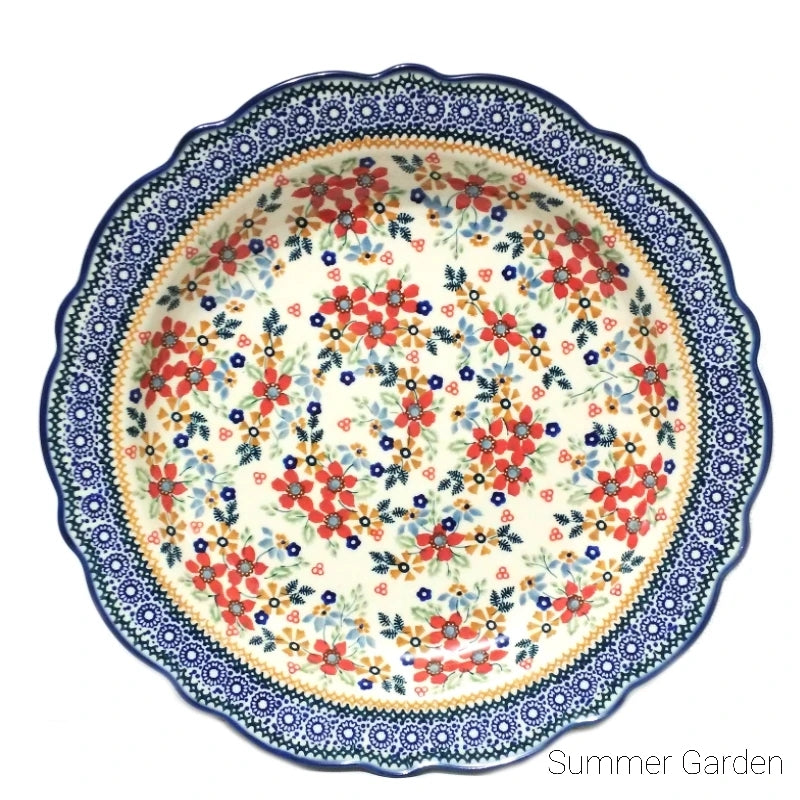 13.25” Platter - Summer Garden