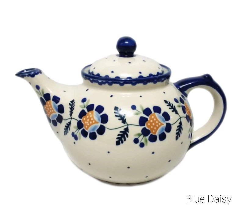 Afternoon Teapot - Blue Daisy