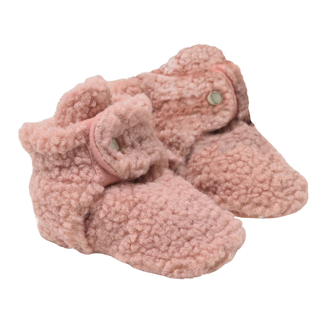 Snap Bootie - Sherpa Pink