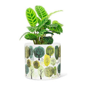Allover Trees Large Planter FINAL SALE