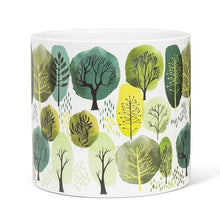 Load image into Gallery viewer, Allover Trees Large Planter FINAL SALE

