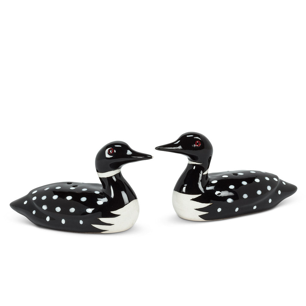 Loon Pair Salt & Pepper Shakers