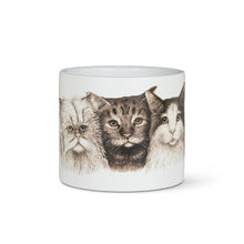 Load image into Gallery viewer, Small Cat Trio Planter
