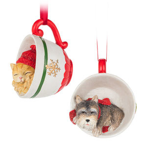 Pet In Teacup Ornament
