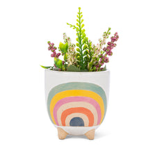 Load image into Gallery viewer, Small Rainbow Planter With Legs
