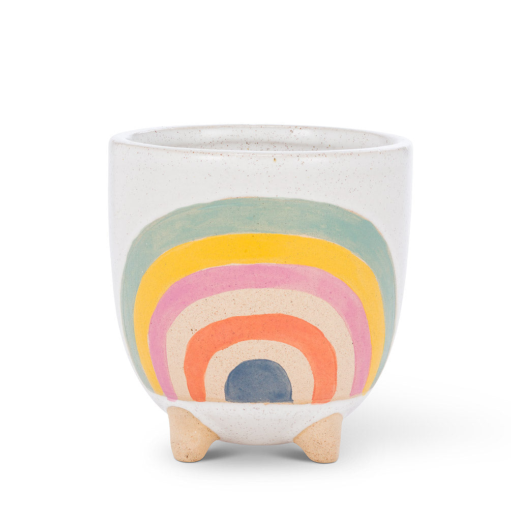 Small Rainbow Planter With Legs