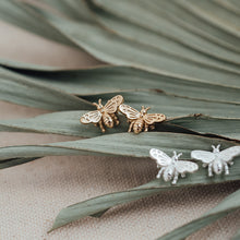 Load image into Gallery viewer, Bee Love Studs - Gold
