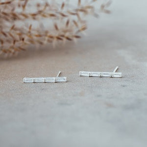 Poise Studs - Silver
