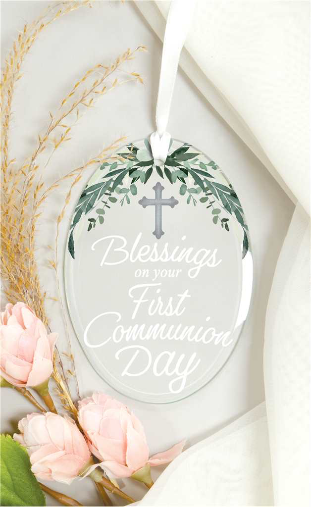 Oval First Communion Ornament