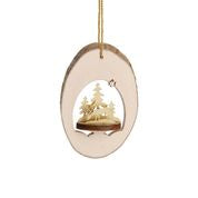 Forest 3-D Wood Ornament (Small)