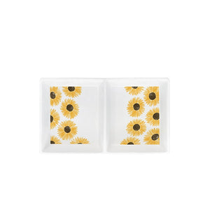 Sunflower 2-Part Serving Dish