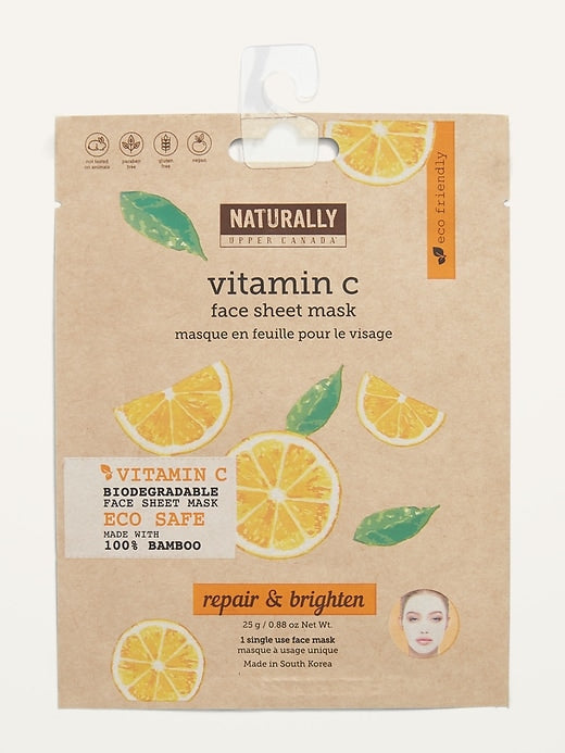Naturally Face Sheet Mask - Vitamin C