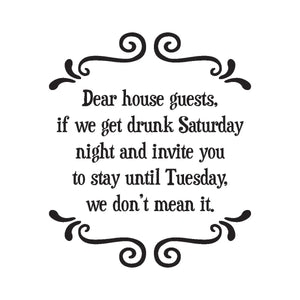 House Guests Coaster