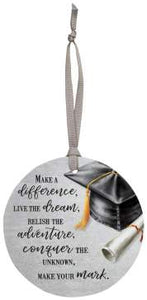 Make A Difference Graduate Ornament