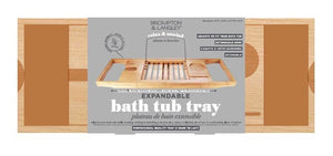 Expandable Bamboo Bath Tub Tray