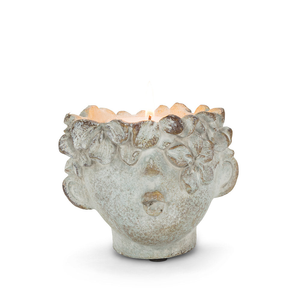 Kissing Face Candle Holder