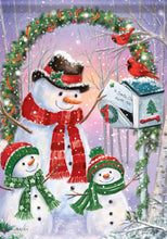 Load image into Gallery viewer, Winter/Christmas Garden Flag
