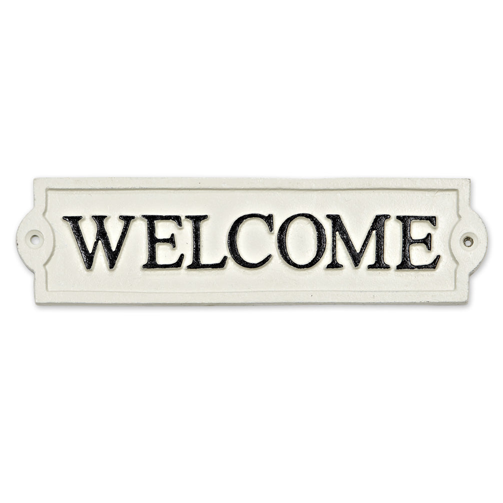 Welcome Iron Sign