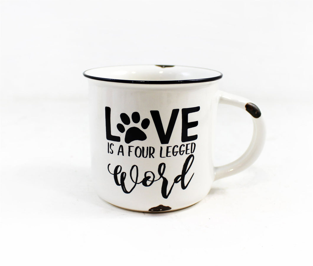 Love Four Legged Word Mug