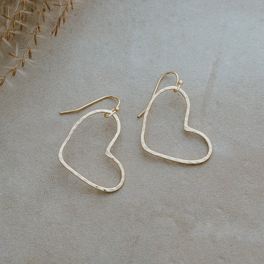 Love Earrings - Gold