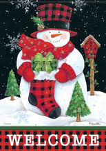 Load image into Gallery viewer, Winter/Christmas Garden Flag
