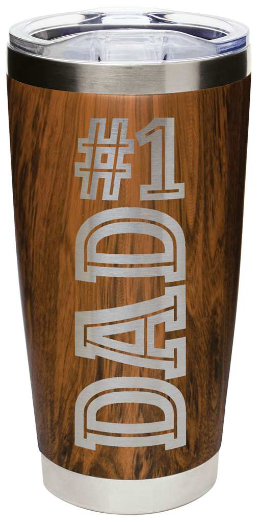Wood #1 Dad Insulated Tumbler