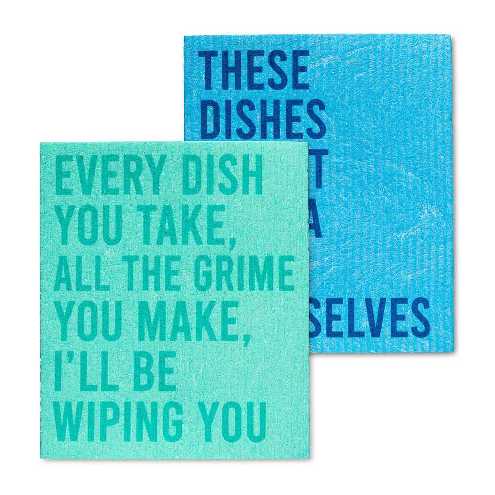 Every Dish You Take Swedish Dishcloths - Set of 2