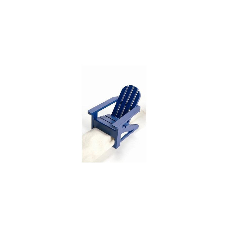 Blue Deck Chair Napkin Ring