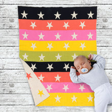 Load image into Gallery viewer, Star &amp; Stripe Small Throw 32&quot;x40&quot;
