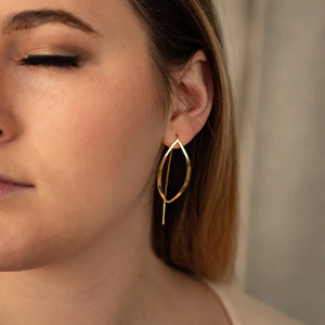 Zephyr Earrings - Gold