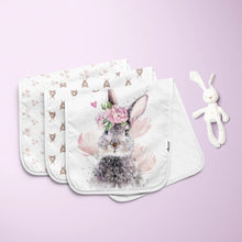 Load image into Gallery viewer, Honey Bunny Burp Cloth Set
