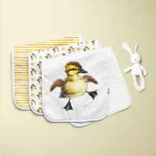 Load image into Gallery viewer, Drew The Duckling Burp Cloth Set
